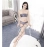 Sexy Women Bandage Shiny HIgh Stockings Lingerie Fishnet Stockings Thigh-High Studded Thigh High Leg Strappy Tights Candy Color