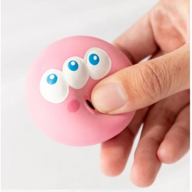 Pet Squeaky Toy Rubber Chew Ball Teeth Cleaner Anti-Bite Pet Supplies