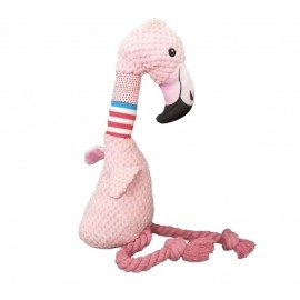 Pet Dog Plush Sound Toy Cute And Realistic Flamingo, Durable And Chewy Pet Toy To Relieve Dog Toy Supplies Interactive Dog Toys