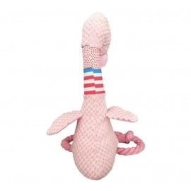 Pet Dog Plush Sound Toy Cute And Realistic Flamingo, Durable And Chewy Pet Toy To Relieve Dog Toy Supplies Interactive Dog Toys