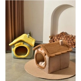 Foldable Dog House Kennel Bed Mat For Small Medium..