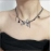 Black Dragonfly Choker Necklace for Women Gothic Party Jewelry Accessories