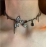 Black Dragonfly Choker Necklace for Women Gothic Party Jewelry Accessories