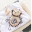 1pc Baby Rattle Toy Teether for Kids Animal Crochet Rattle Elephant Giraffe Ring Wooden Babies Gym Montessori Children's Toys