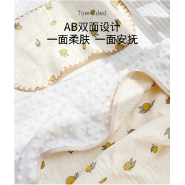 110*100cm Baby Blankets Newborn Child Quilt Cover Baby Crepe Doudou Blanket Cover Baby Muslin Blankets