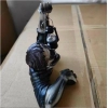 Halloween Zombie Crawling Horror Decor,Scary Zombie Holding Lantern Outdoor Figurine Garden Yard Decorations Haunted House Props